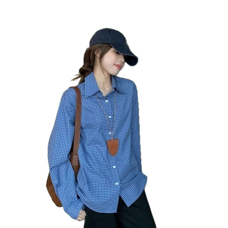 Women's Long-sleeve Versatile Loose Slim Casual Shirt