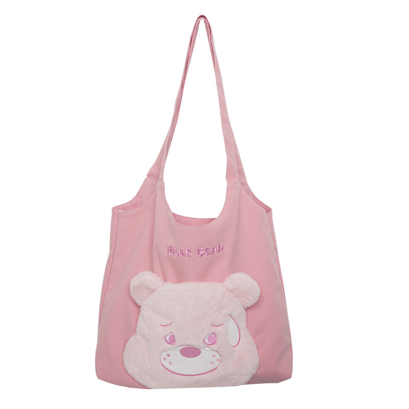 Tote Cute Bear Canvas Mommy Bag