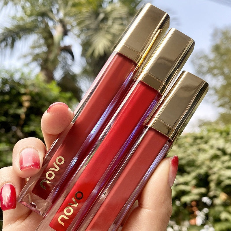 Gold Bar Velvet Matte Finish Nourishing Moisturizing Lip Gloss