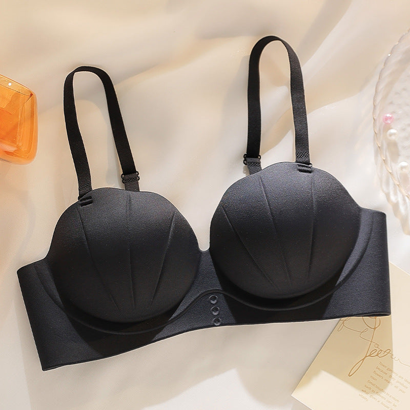 Glossy Shell Palm Cup Seamless Underwear For Women