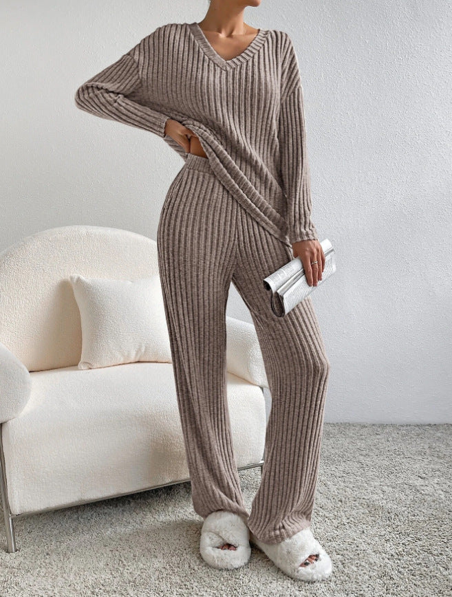 Women's Straight-leg Pants Elegant Loose Suit
