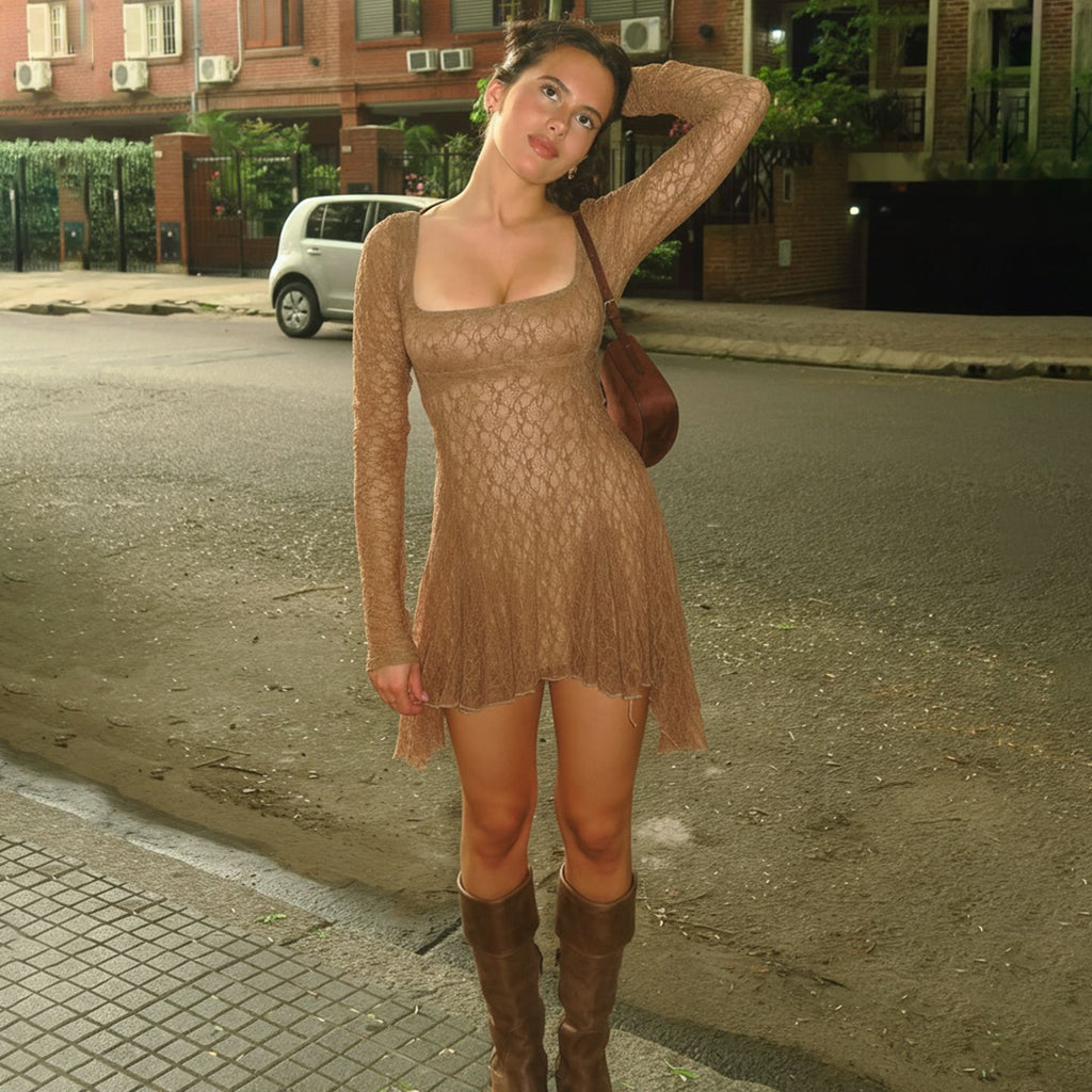 Gentle-style Soft And Comfortable Lace Dress