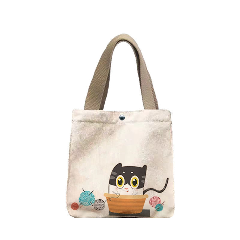Canvas Bag Female Summer Series Cartoon Portable