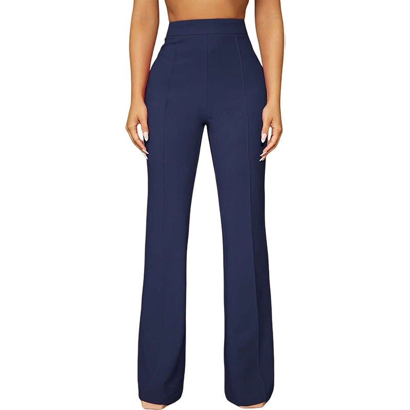 High Waist All-matching Fashion Business Commute Fall Women's Clothing Casual Business Pants Trousers