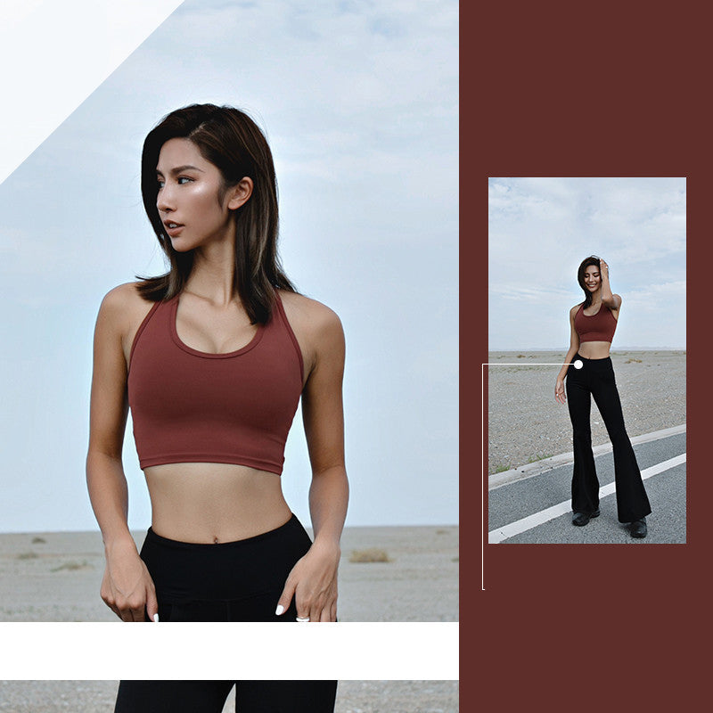 Halter Sports Underwear Women Shockproof Running