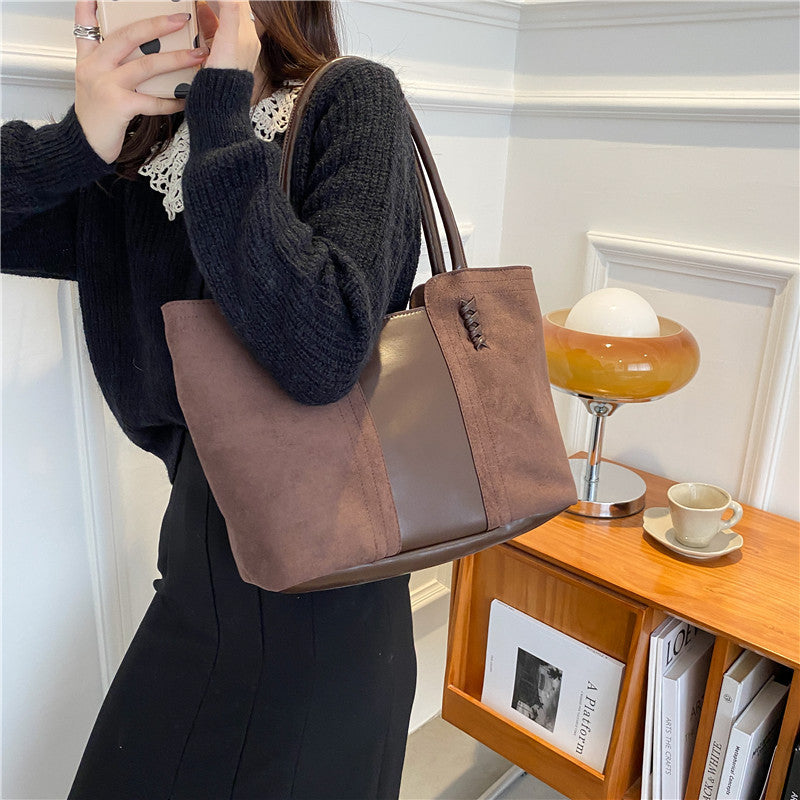 Fall Stylish Good Texture Tote Bag Women's Large Capacity