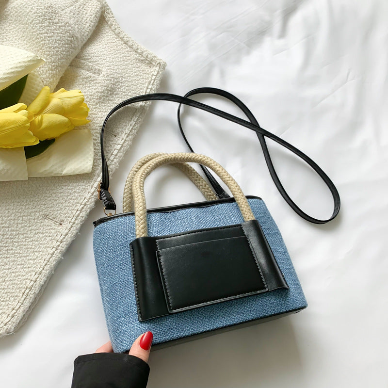 Women's Fashion Simple Casual Canvas Handbag Crossbody Bag