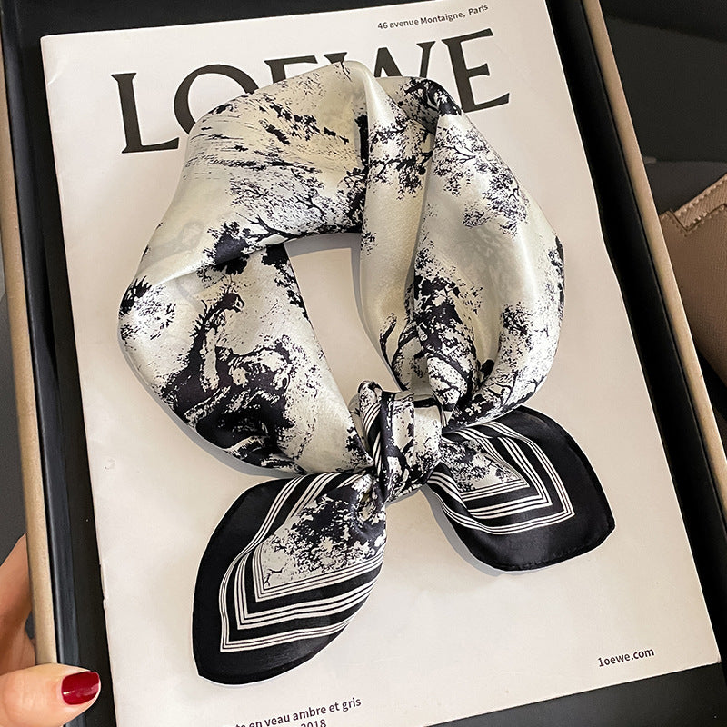 Versatile And Stylish Silk Neck Scarf