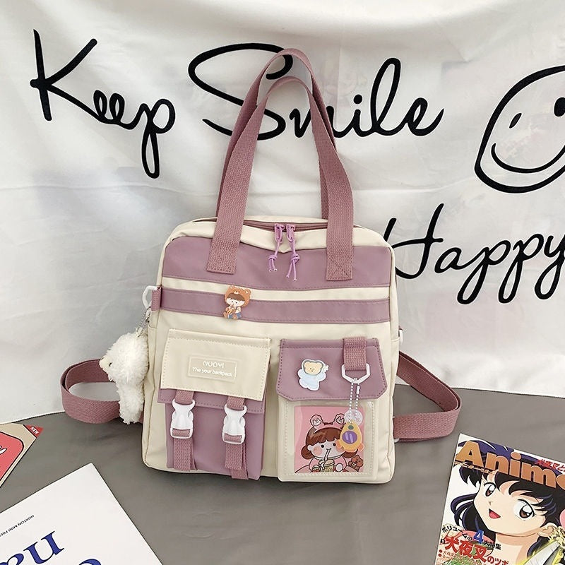 Women's Large Capacity Canvas Messenger Bag