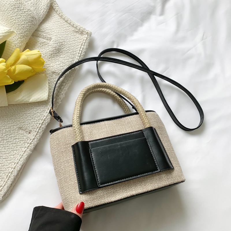 Women's Fashion Simple Casual Canvas Handbag Crossbody Bag