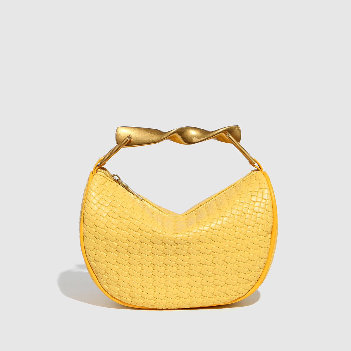 Straw Woven Dumpling Chain Shoulder Crossbody Bag Woven