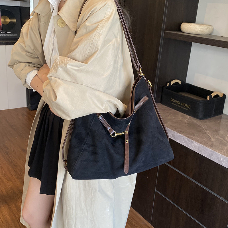 Women's Suede Leisure Commute Backpack