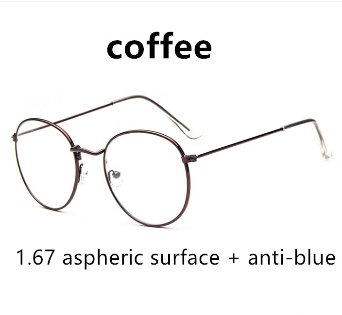 Vintage metal pattern glasses