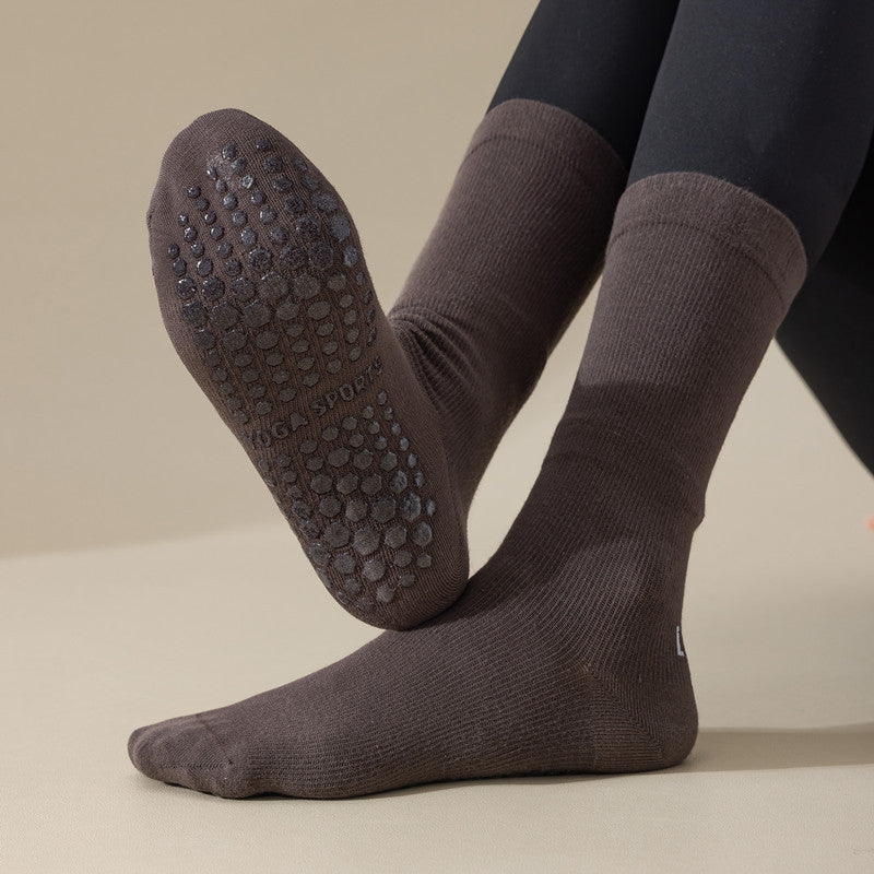 Fashion Yoga Professional Non-slip Calf Socks Women