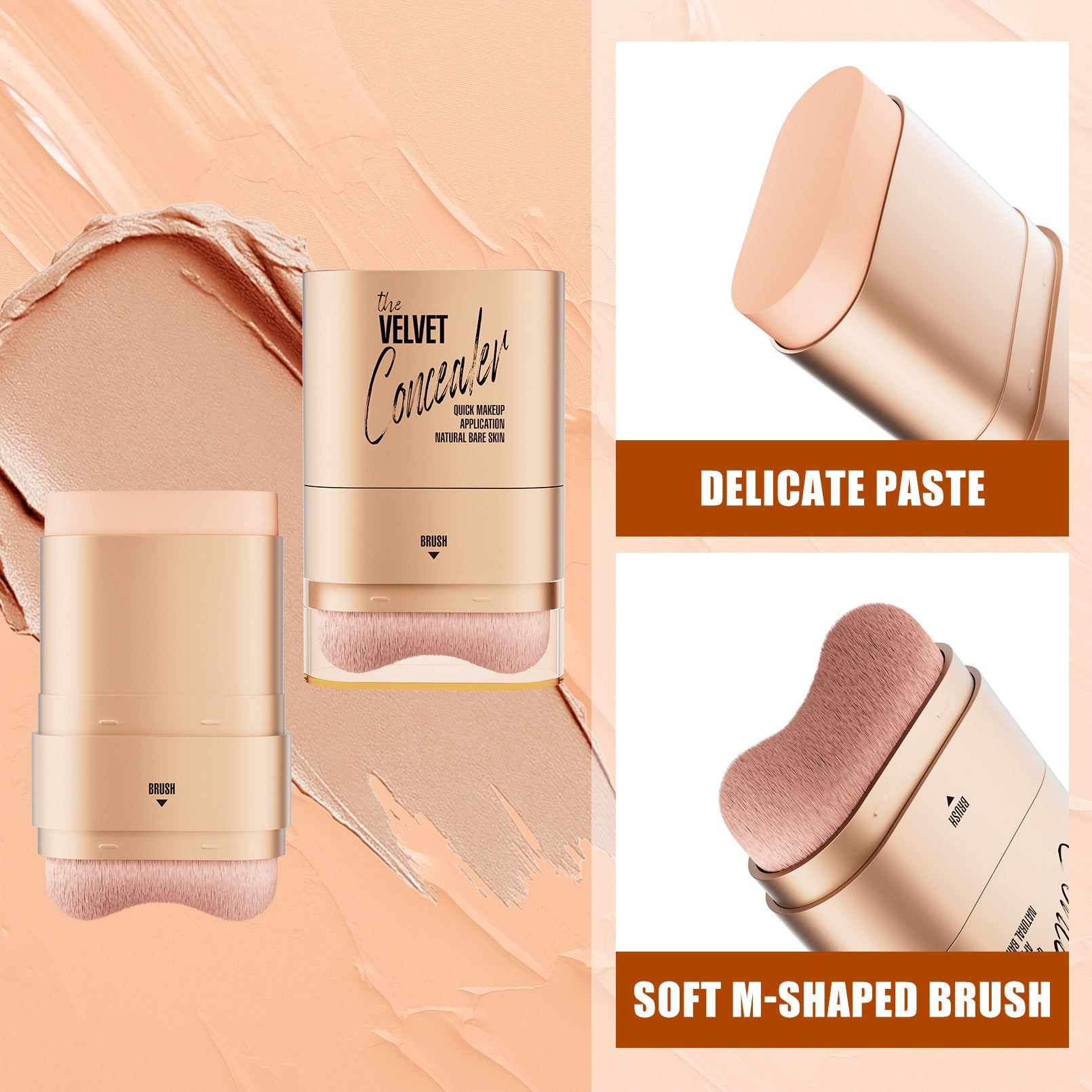 HelloKiss Double-headed Concealer With Brush