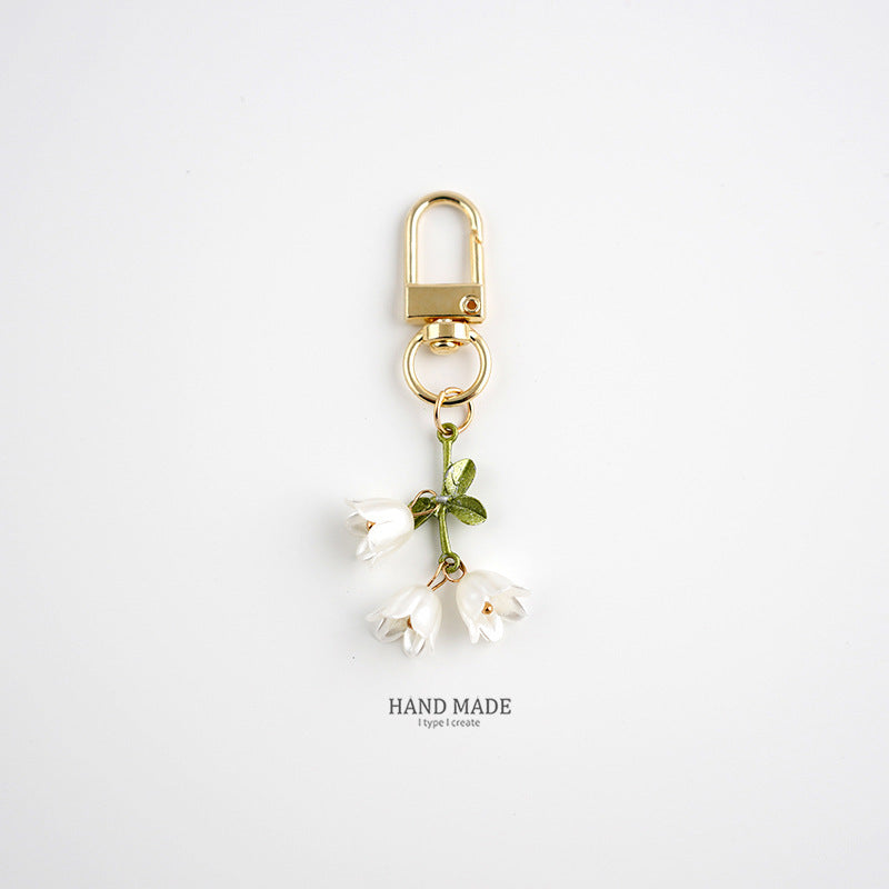 Phone Chain Flower Backpack Keychain Pendant