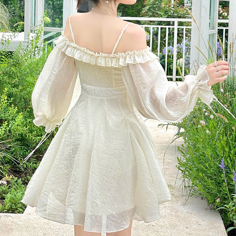 Vintage High Waist Suspended Dress