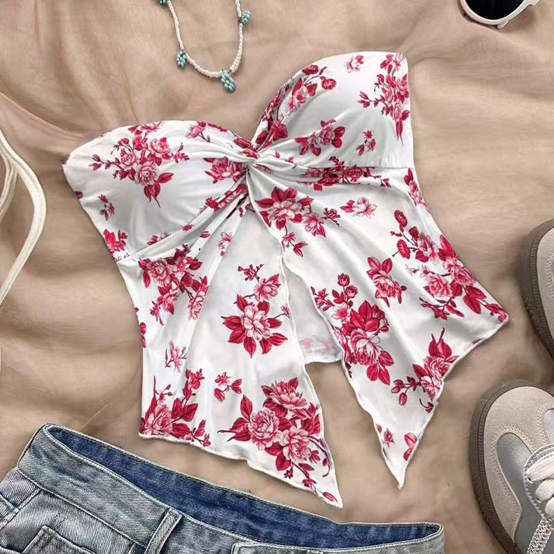 Sexy Hot Girl Beach Tube Holiday Sleeveless Top