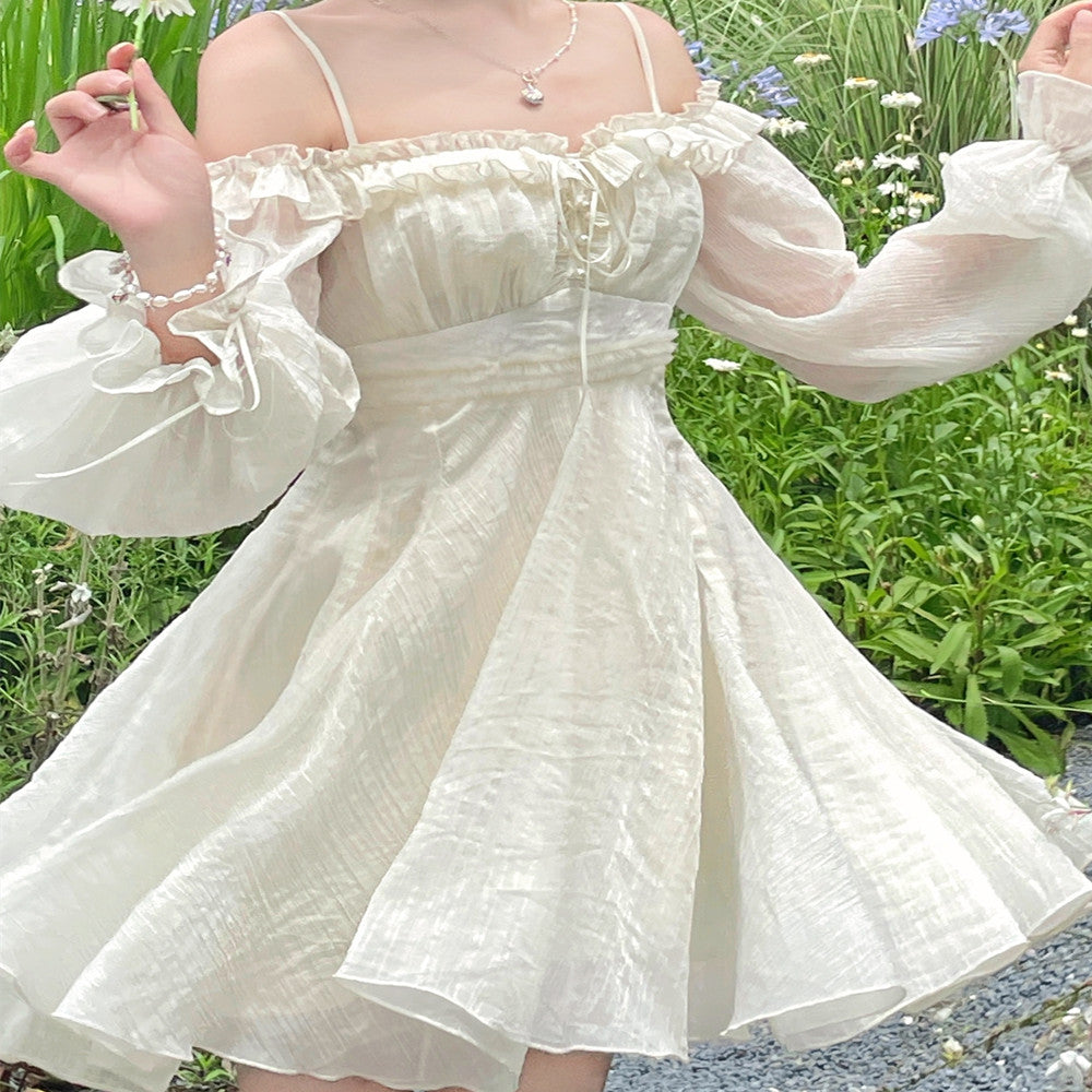 Vintage High Waist Suspended Dress