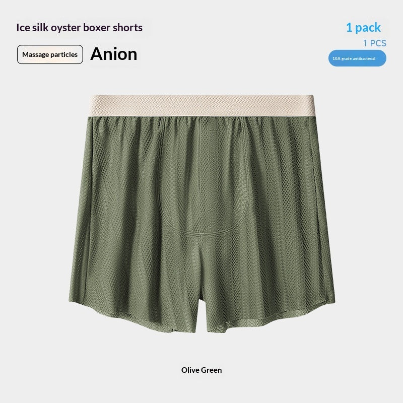 Nylon And Ice Silk Men's Boxer Briefs