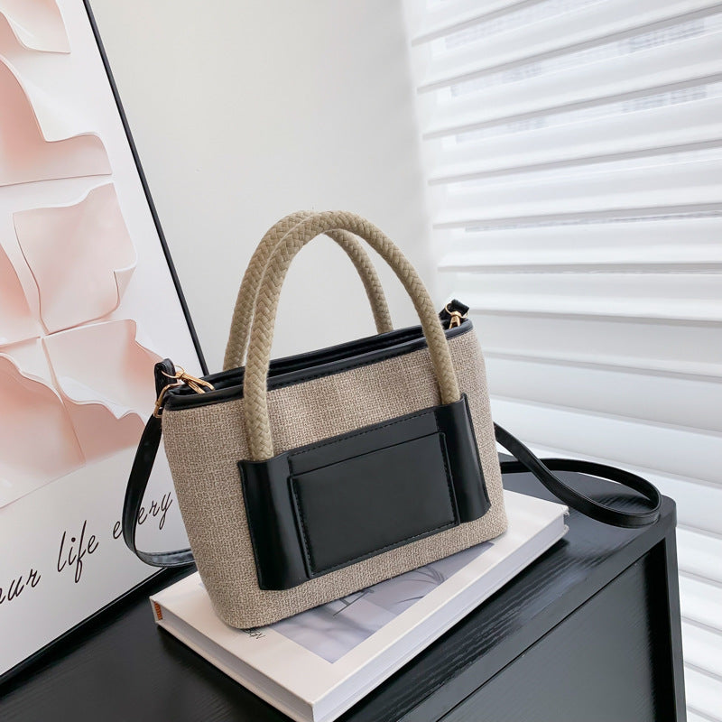 Women's Fashion Simple Casual Canvas Handbag Crossbody Bag