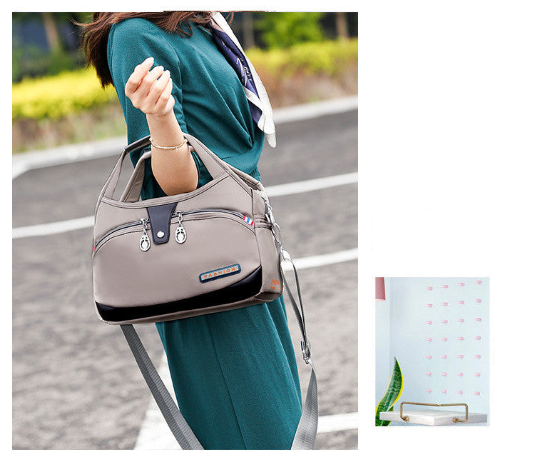 Casual all-match nylon canvas shoulder messenger bag