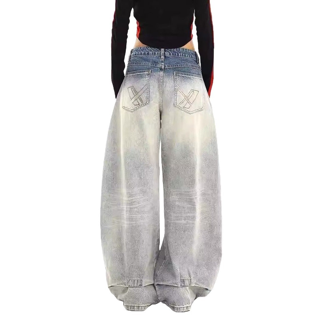 Loose Slim Design Versatile Scimitar Pants