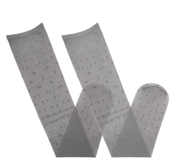 Purple Polka Dot Ultra-thin High-permeability Socks For Women