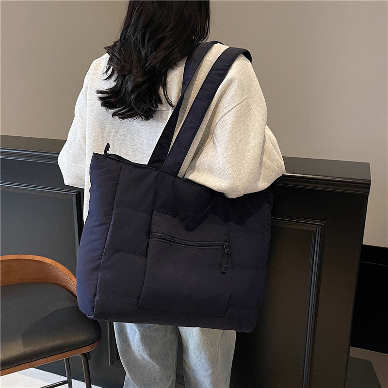 Large Capacity Female Solid Color Single-shoulder Bag