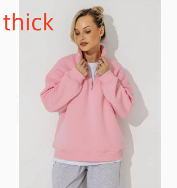 Lazy Style Fashion Casual Personality Versatile Zip-up Hoodie