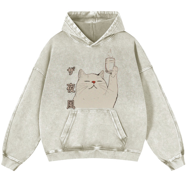 Heavyweight Washed Vintage Loose Oversized Sweatshirt