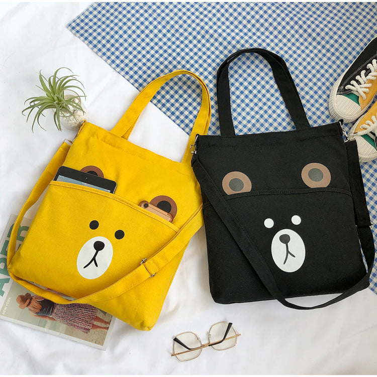 Shoulder messenger bag casual canvas bag