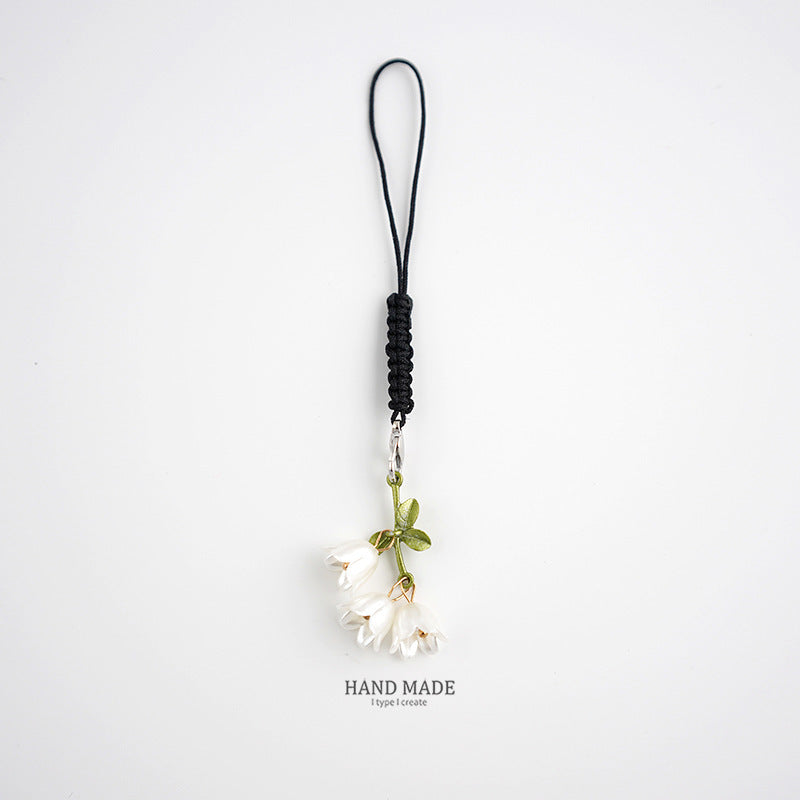Phone Chain Flower Backpack Keychain Pendant