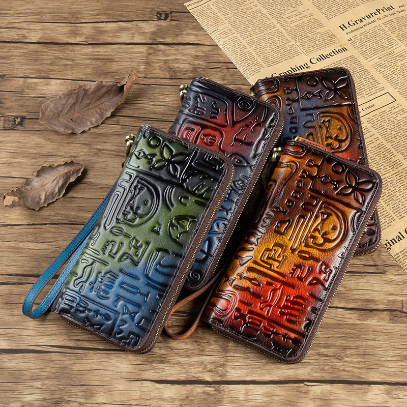 Women's Casual Vintage Leather Wallet