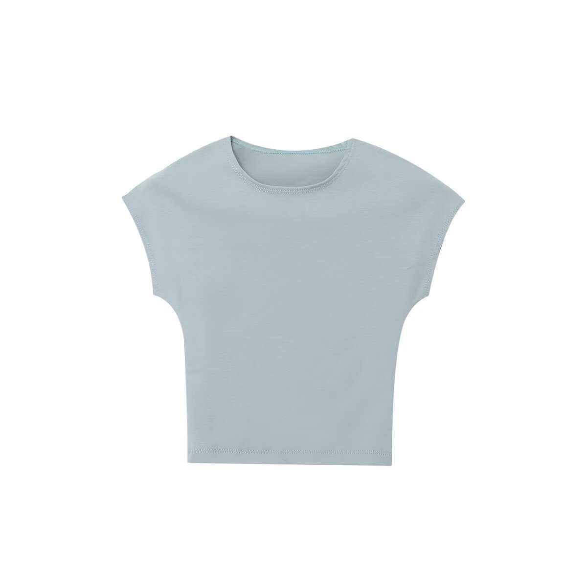 Slim Fit Micro Elastic Amazon European And American Summer Design Blouse Sleeveless