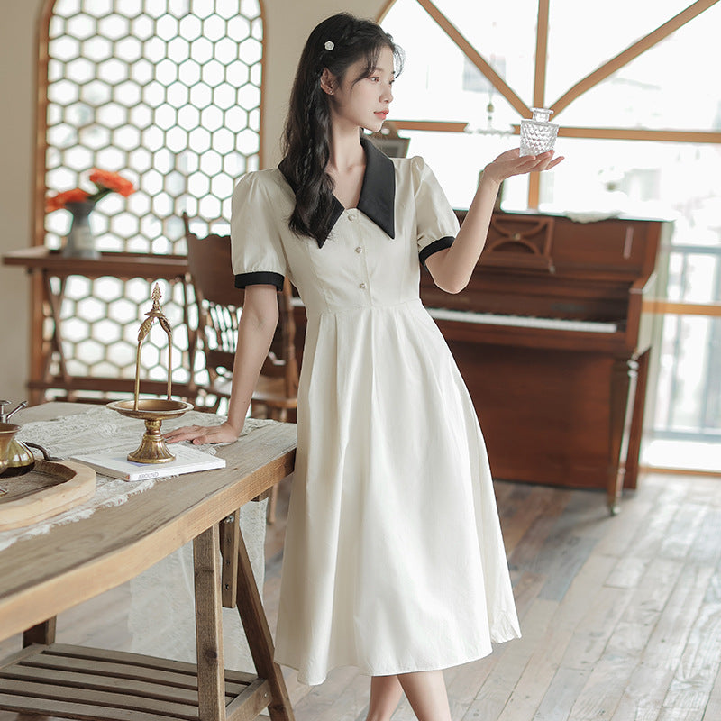 Women's Fashion Vintage French Dress