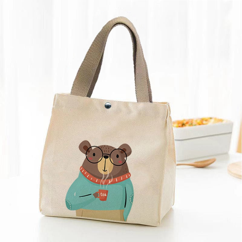 Canvas Bag Female Summer Series Cartoon Portable