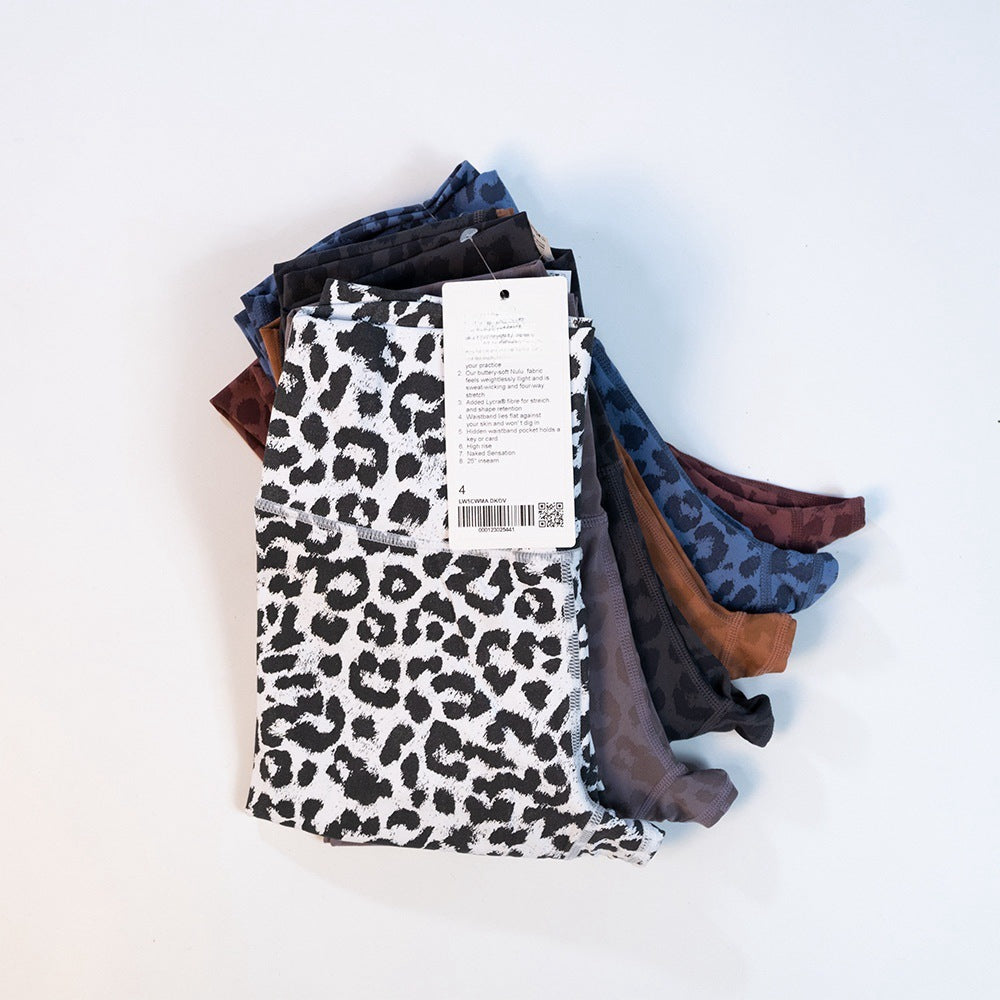 Women's Printed High Waist Nude Feel Skinny Yoga Pants