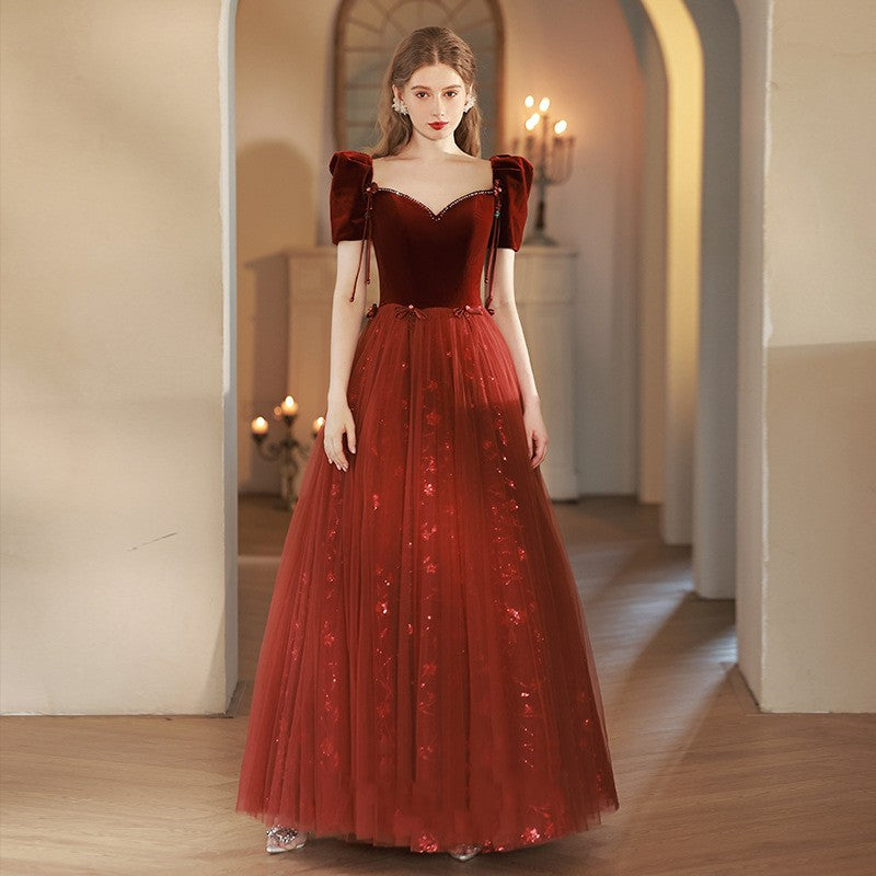 Women's High-end French Vintage Dress