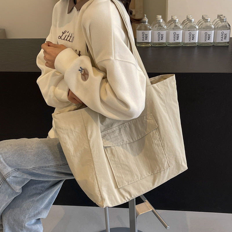 Large Capacity Artistic One-shoulder Canvas Bag