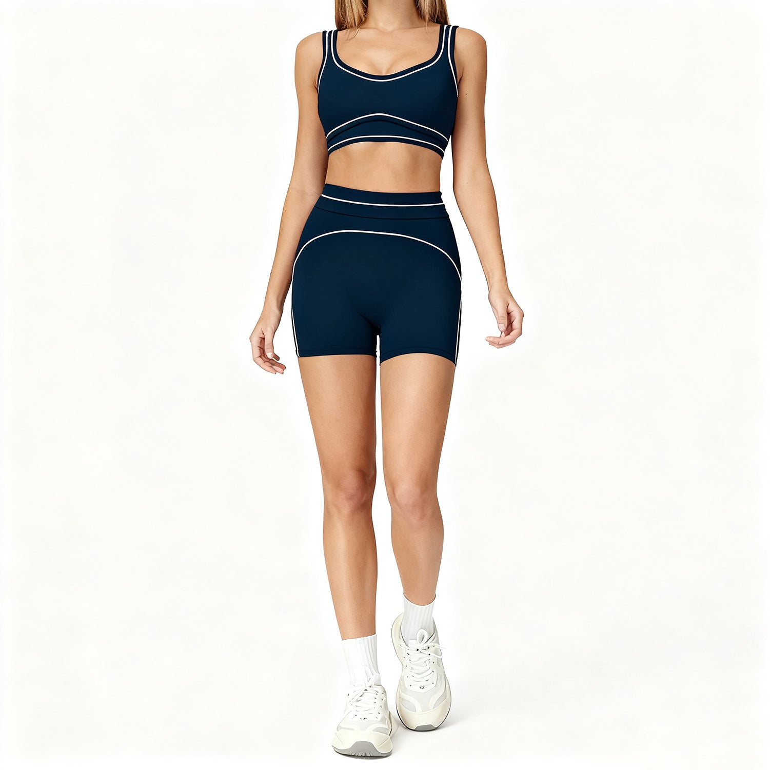 Yoga Shorts Outdoor Running And Fitness Outfit Set
