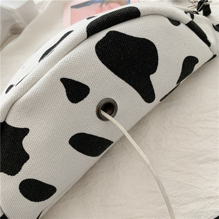 Crossbody Bag Student Japanese Canvas