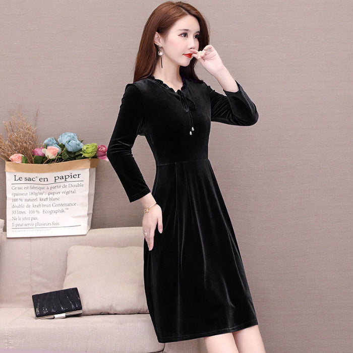 Mom's Plus-size Women's Wear A-line Slip Dress