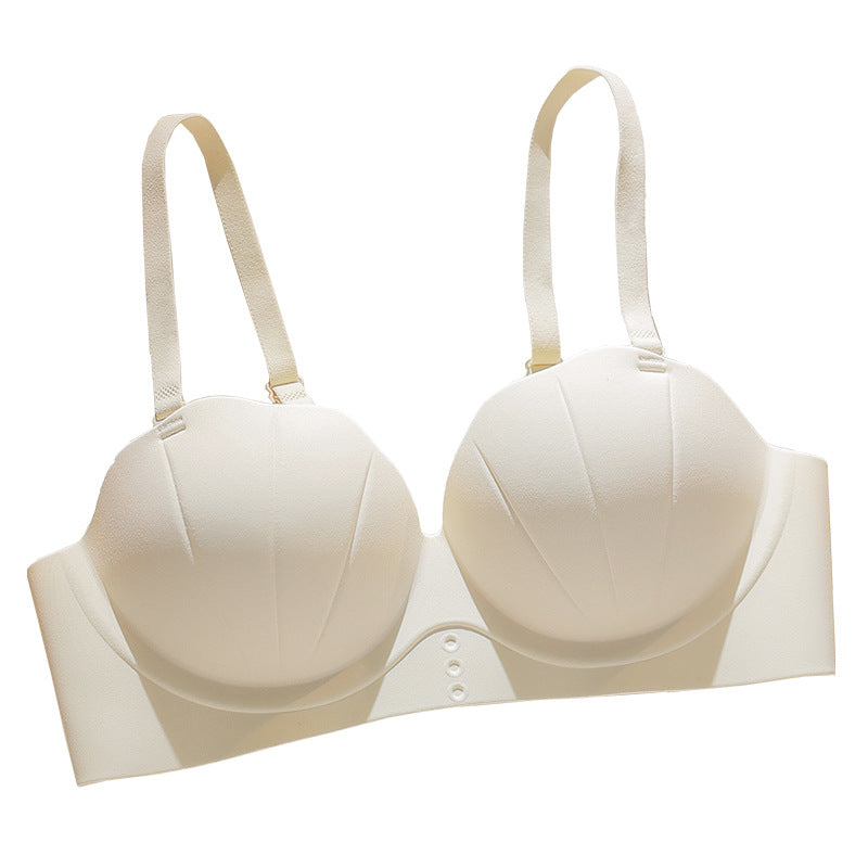 Glossy Shell Palm Cup Seamless Underwear For Women