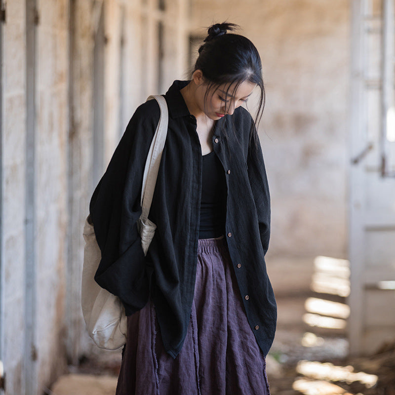 Fashionable Batwing Sleeve Vintage Top