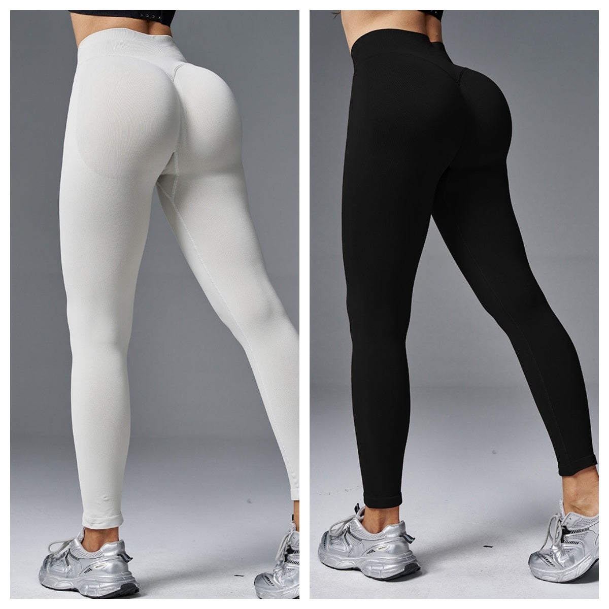 Peach Hip Tight Mid Waist Yoga Pants Hip Lifting Running Fitness