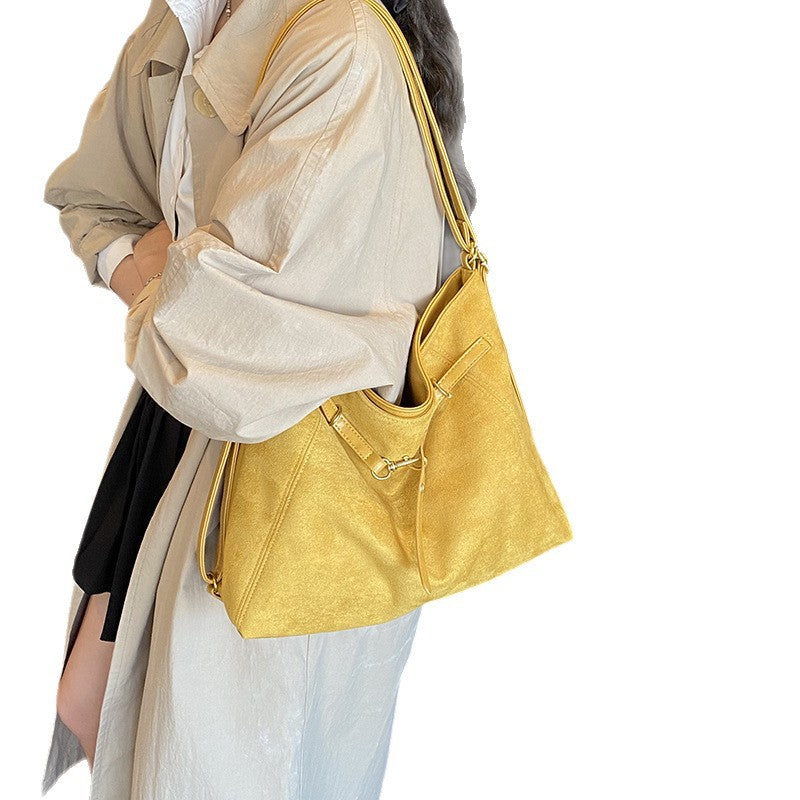 Women's Suede Leisure Commute Backpack