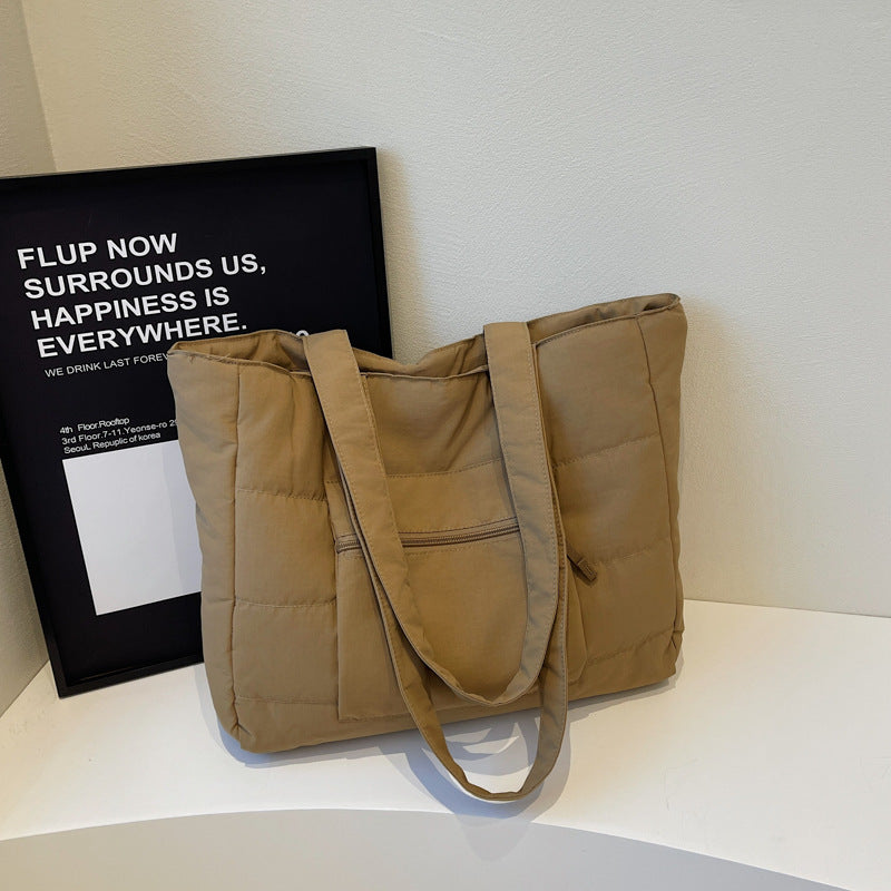 Large Capacity Female Solid Color Single-shoulder Bag