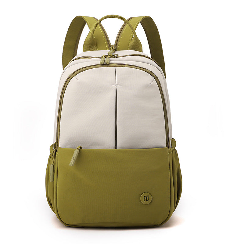 Fashion Outdoor Trendy Women's Bag Contrast Color Backpack