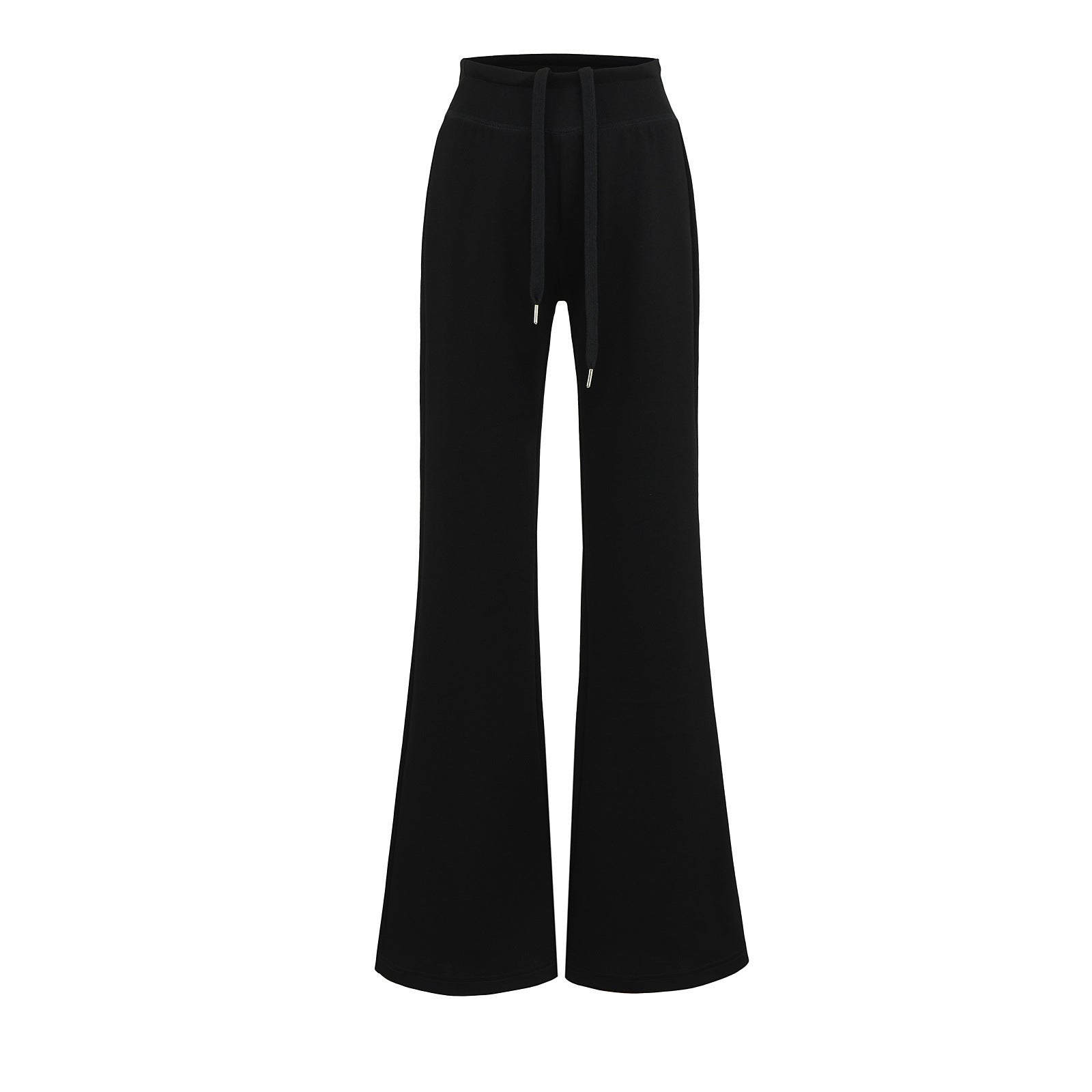 Vertical Bar Air Layer Drape Bootcut Trousers